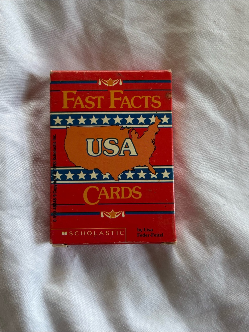 Vintage Fast Facts USA Cards by Scholastic Educational Game